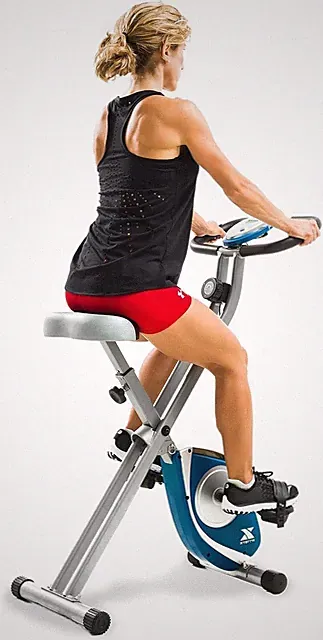 Folding Exercise Stationary Bike 225 Lb Capacity